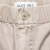 7" Herringbone Pull-On Shorts - Faded Grey - Alex Mill - STAG Provisions - Shorts - Solid