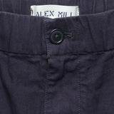 7" Herringbone Pull-On Shorts - Navy - Alex Mill - STAG Provisions - Shorts - Solid