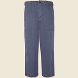 Herringbone Field Pant - Blue - Alex Mill - STAG Provisions - Pants - Twill