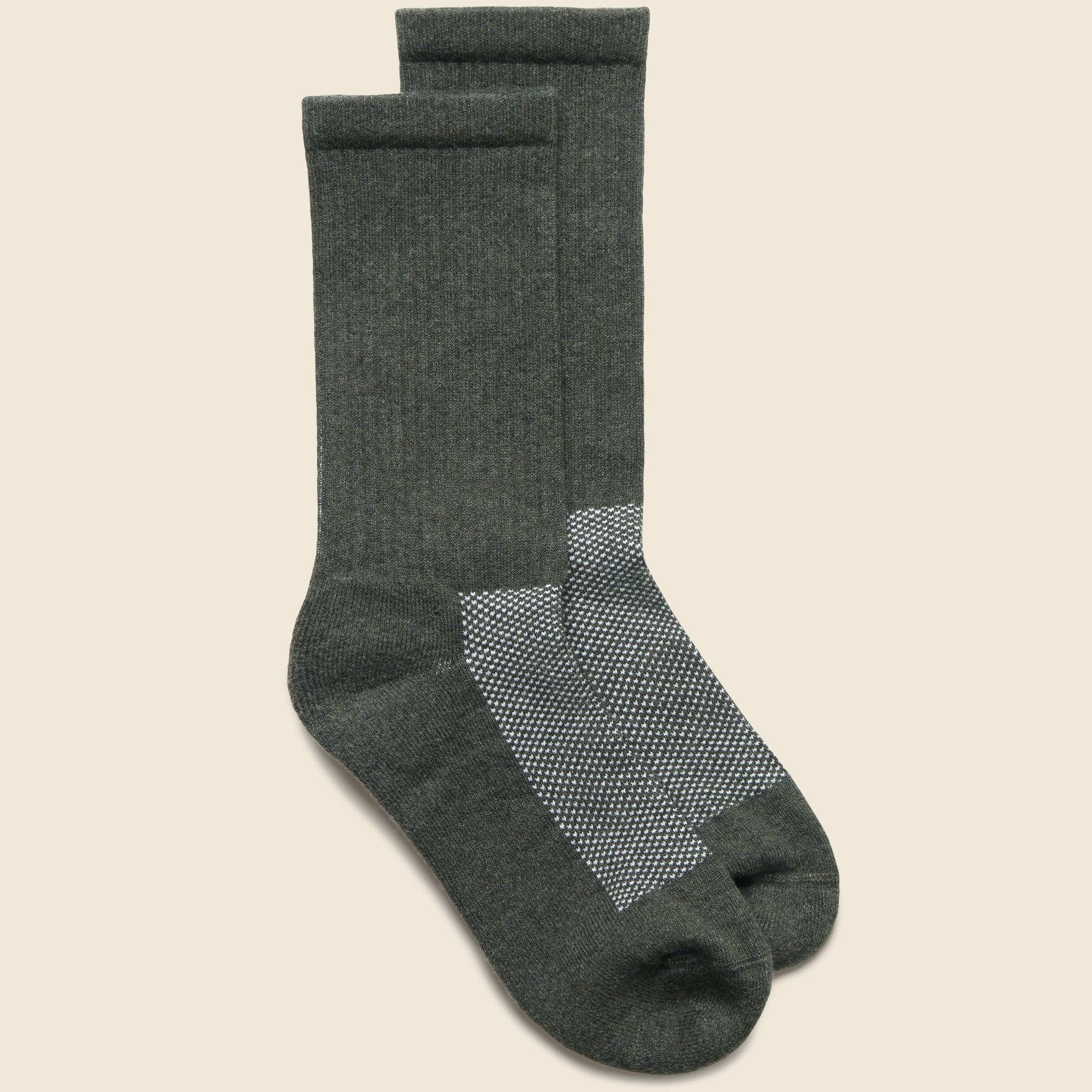 Statement Crew Sock - Olive - American Trench - STAG Provisions - Accessories - Socks