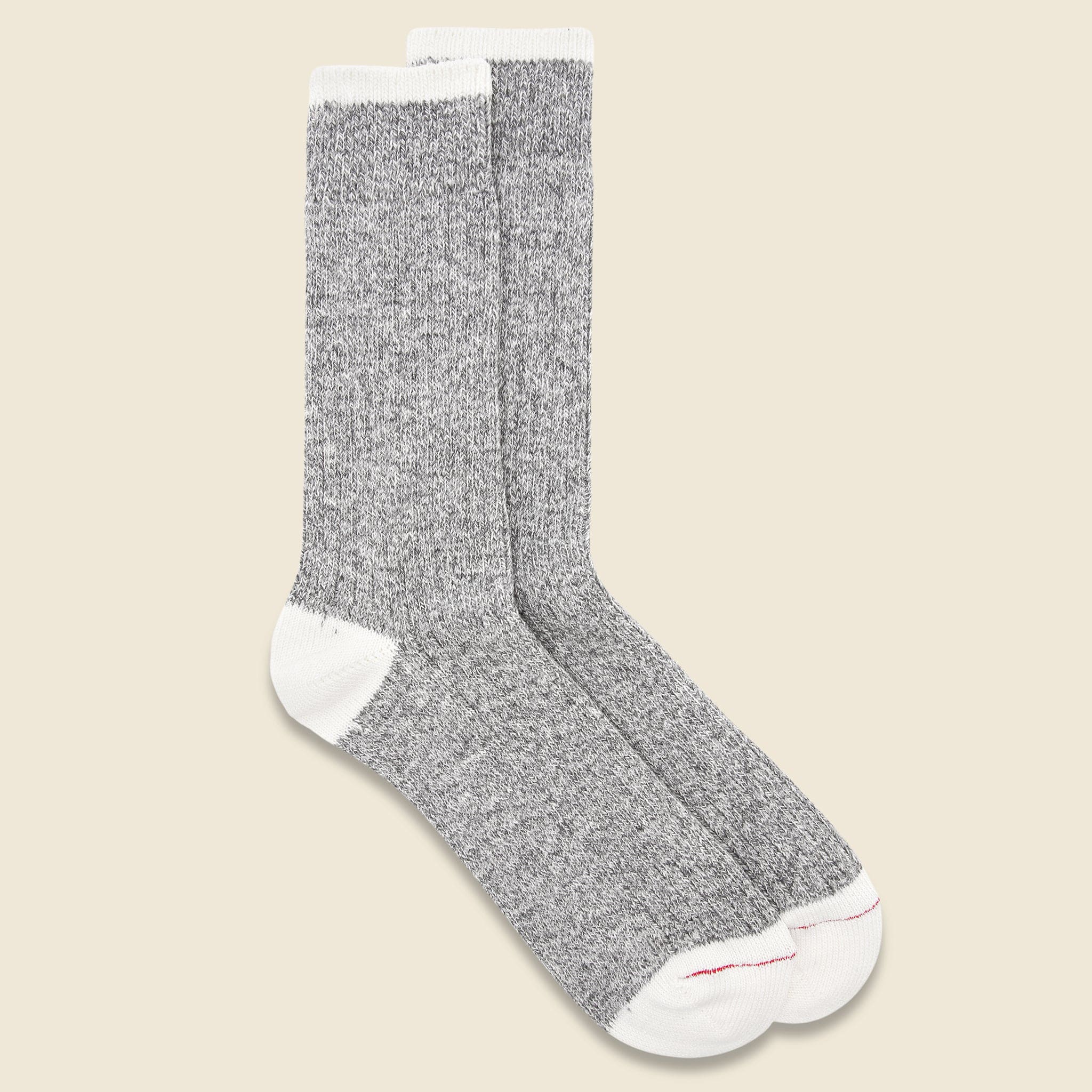 
                          Two Pack Rag Socks - Grey - BEAMS+ - STAG Provisions - Accessories - Socks
                        