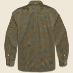 Corduroy Print Shirt - Brown - BEAMS+ - STAG Provisions - Tops - L/S Woven - Corduroy