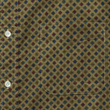 Corduroy Print Shirt - Brown - BEAMS+ - STAG Provisions - Tops - L/S Woven - Corduroy