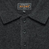 Knit Polo - Charcoal - BEAMS+ - STAG Provisions - Tops - Sweater