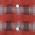 Open Collar Brushed Satin Shirt - Multi - BEAMS+ - STAG Provisions - Tops - L/S Woven - Plaid