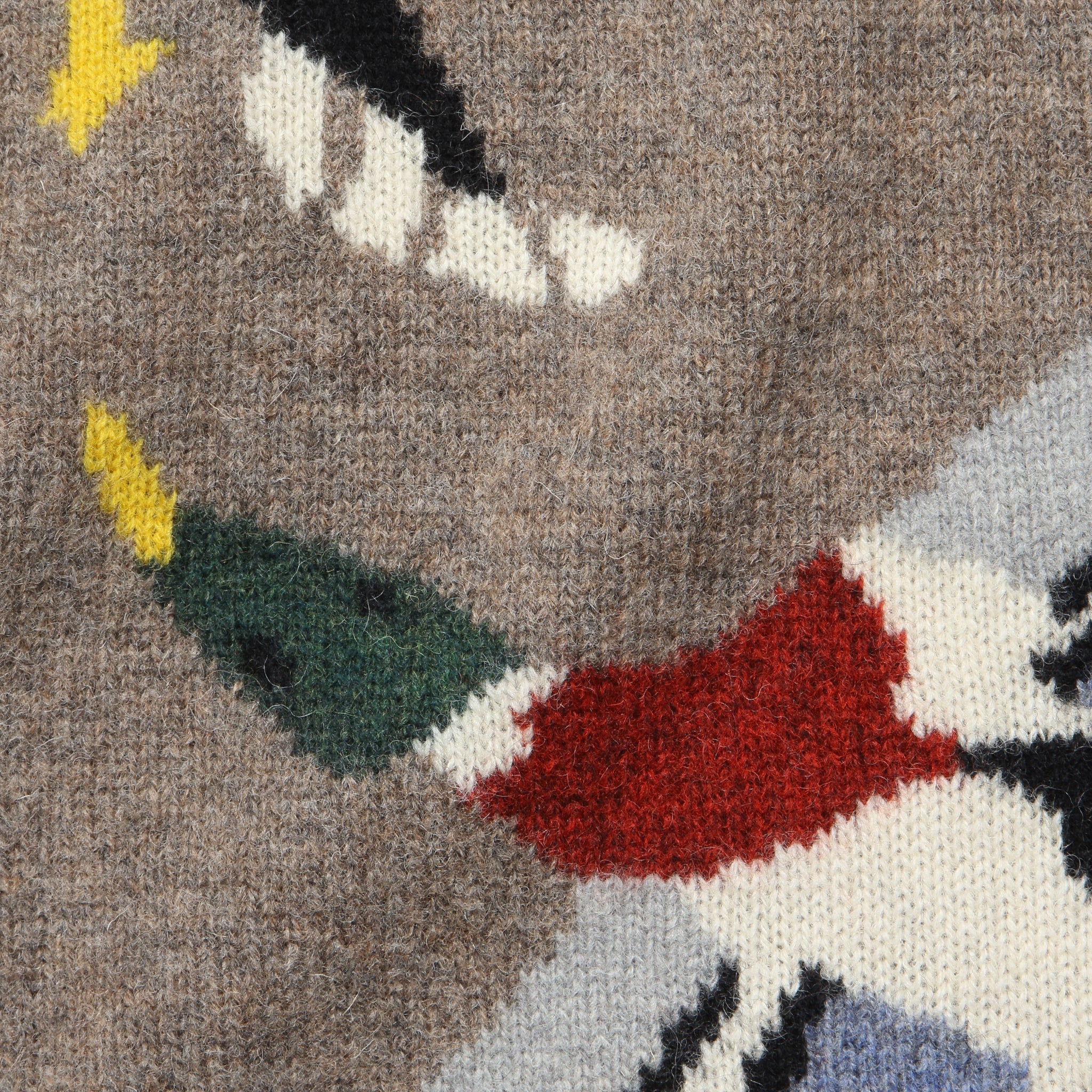 Crew Intarsia Duck Sweater - Beige - BEAMS+ - STAG Provisions - Tops - Sweater