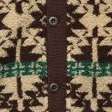 Boa Jacquard Cardigan - Brown - BEAMS+ - STAG Provisions - Tops - Sweater
