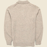 Knit Polo - Beige - BEAMS+ - STAG Provisions - Tops - Sweater