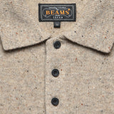 Knit Polo - Beige - BEAMS+ - STAG Provisions - Tops - Sweater