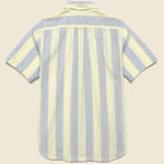 Short Sleeve Shadow Stripe - Light Blue/Yellow - BEAMS+ - STAG Provisions - Tops - S/S Woven - Stripe