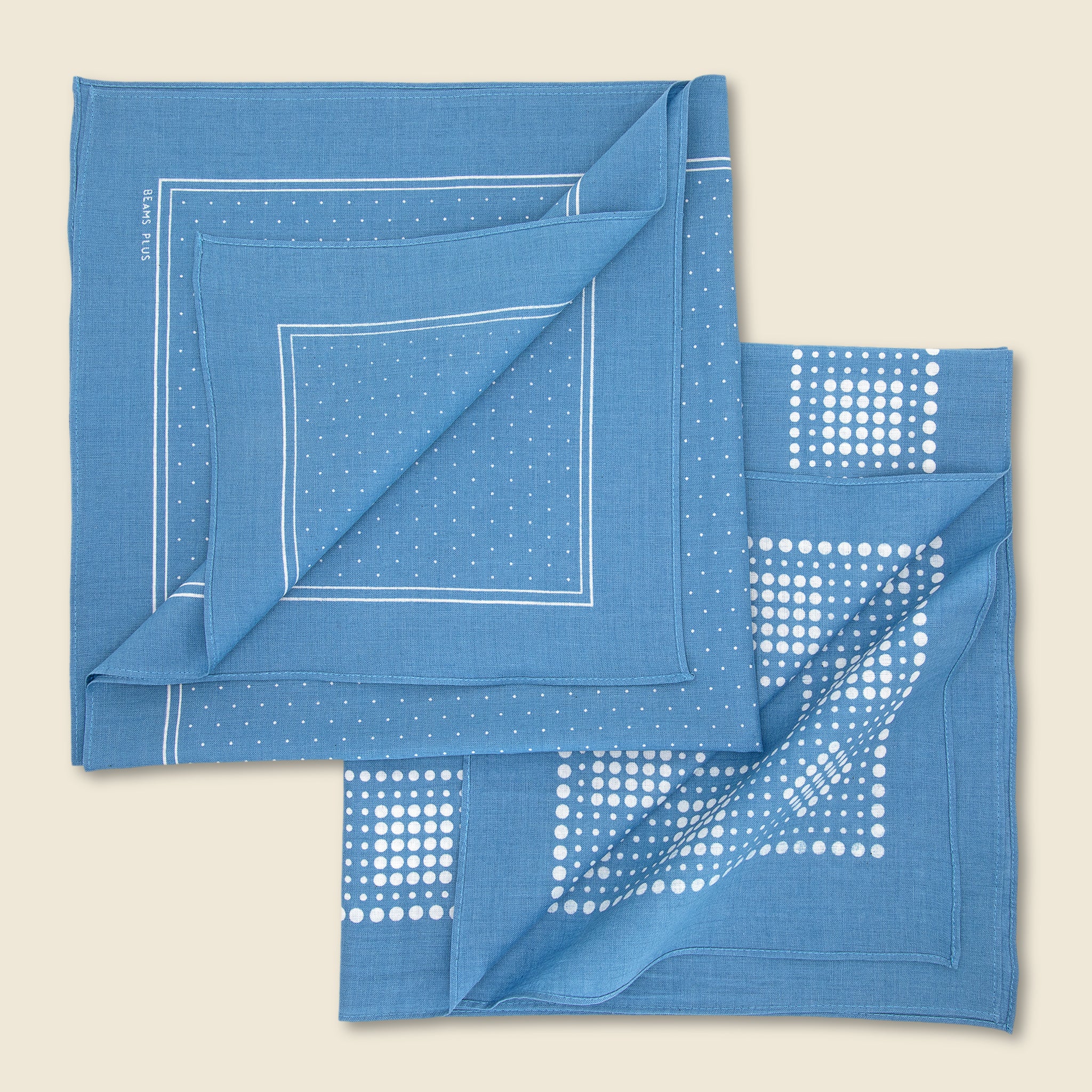 Bandana 2 Pack - Sax - BEAMS+ - STAG Provisions - Accessories - Bandanas