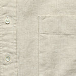 Band Collar Herringbone Pullover - Natural - BEAMS+ - STAG Provisions - Tops - L/S Woven - Solid