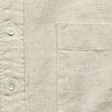 Band Collar Herringbone Pullover - Natural - BEAMS+ - STAG Provisions - Tops - L/S Woven - Solid