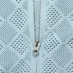 Mesh Zip Polo - Sax - BEAMS+ - STAG Provisions - Tops - S/S Knit