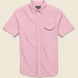Short Sleeve Oxford Shirt - Pink - BEAMS+ - STAG Provisions - Tops - S/S Woven - Solid