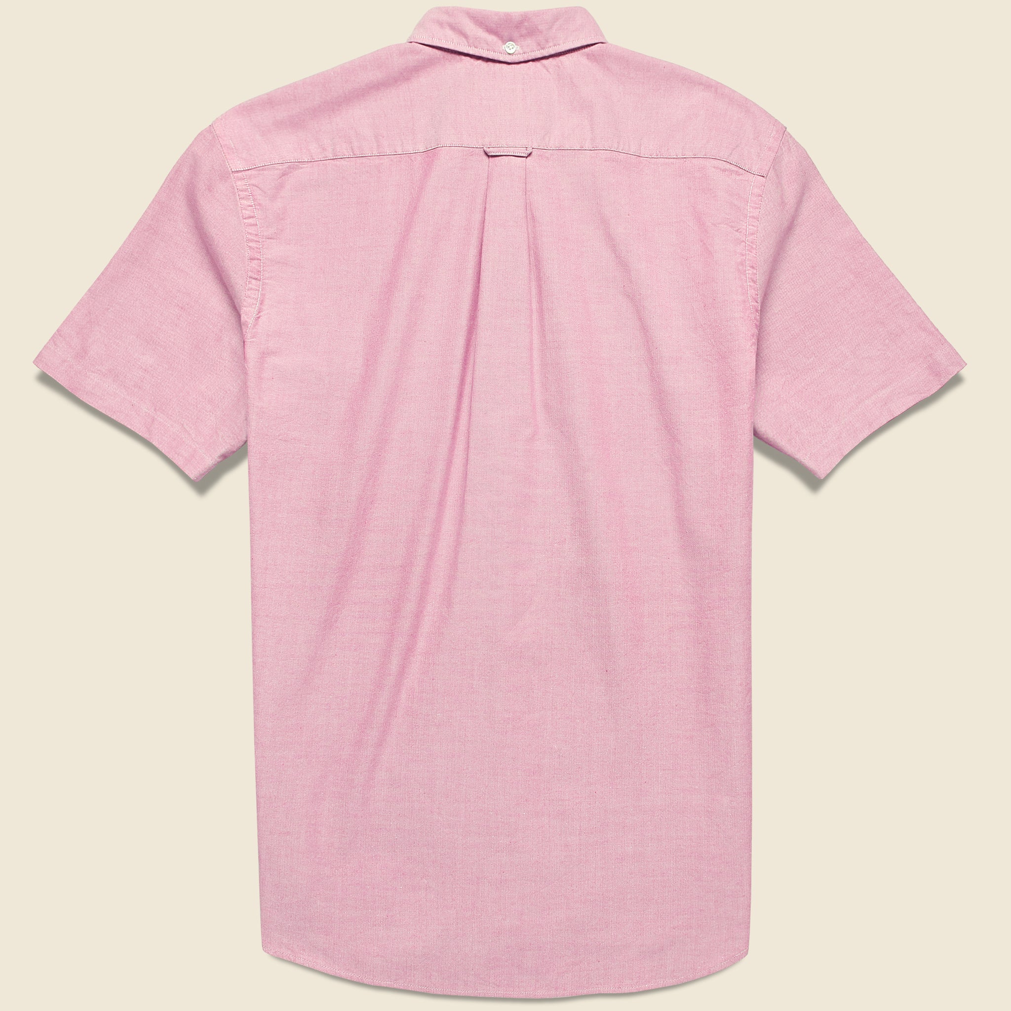 Short Sleeve Oxford Shirt - Pink - BEAMS+ - STAG Provisions - Tops - S/S Woven - Solid