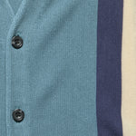 Jacquard Stripe Cardigan - Sax - BEAMS+ - STAG Provisions - Tops - Sweater