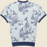 Knit Jacquard Bird Tee - White - BEAMS+ - STAG Provisions - Tops - S/S Knit