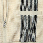 Zip Knit Polo - Off White - BEAMS+ - STAG Provisions - Tops - S/S Knit