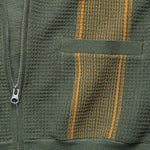 Zip Knit Polo - Olive - BEAMS+ - STAG Provisions - Tops - S/S Knit