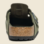 Boston Soft Footbed Clog - Tonal Thyme Suede - Birkenstock - STAG Provisions - Shoes - Sandals / Flops