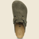Boston Suede Clog - Thyme - Birkenstock - STAG Provisions - Shoes - Sandals / Flops
