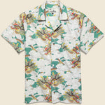 Above the Clouds Camp Shirt - Green - Bather - STAG Provisions - Tops - S/S Woven - Other Pattern