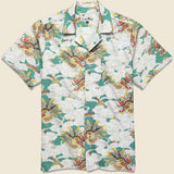 Above the Clouds Camp Shirt - Green - Bather - STAG Provisions - Tops - S/S Woven - Other Pattern