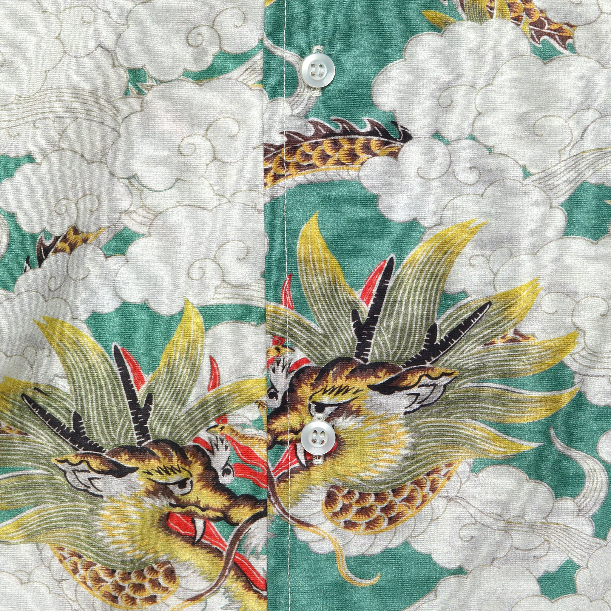 
                          Above the Clouds Camp Shirt - Green - Bather - STAG Provisions - Tops - S/S Woven - Other Pattern
                        