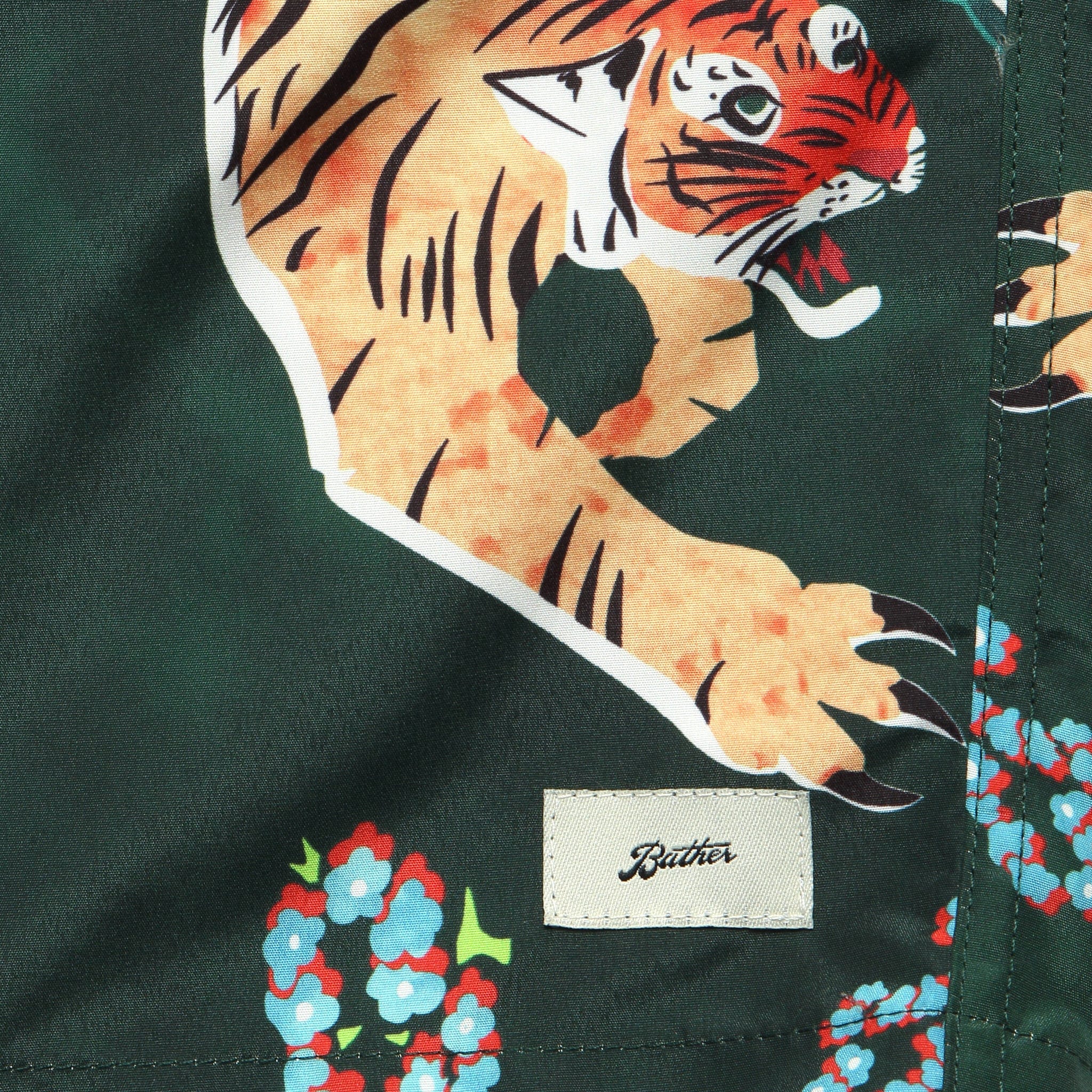 
                          5.5" Tiger Swim Trunks - Green - Bather - STAG Provisions - Shorts - Swim
                        