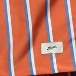 5.5" Fine Stripe Swim Trunks - Orange/Blue/White - Bather - STAG Provisions - Shorts - Swim