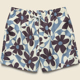 5.5" Daisy Trip Swim Trunks - Pastel - Bather - STAG Provisions - Shorts - Swim