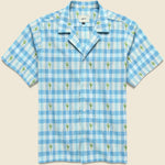 Cactus Camp Shirt - Blue - Bather - STAG Provisions - Tops - S/S Woven - Other Pattern