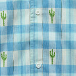 Cactus Camp Shirt - Blue - Bather - STAG Provisions - Tops - S/S Woven - Other Pattern