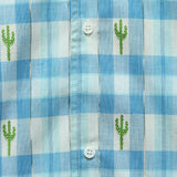 Cactus Camp Shirt - Blue - Bather - STAG Provisions - Tops - S/S Woven - Other Pattern