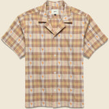 Cactus Camp Shirt - Brown - Bather - STAG Provisions - Tops - S/S Woven - Other Pattern