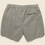 4.5" Seersucker Swim Trunks - Grey - Bather - STAG Provisions - Shorts - Swim