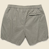 4.5" Seersucker Swim Trunks - Grey - Bather - STAG Provisions - Shorts - Swim