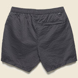 4.5" Seersucker Swim Trunks - Black - Bather - STAG Provisions - Shorts - Swim