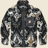Prentis Liner - Baru Jacquard Black/Black - Carhartt WIP - STAG Provisions - Outerwear - Coat / Jacket
