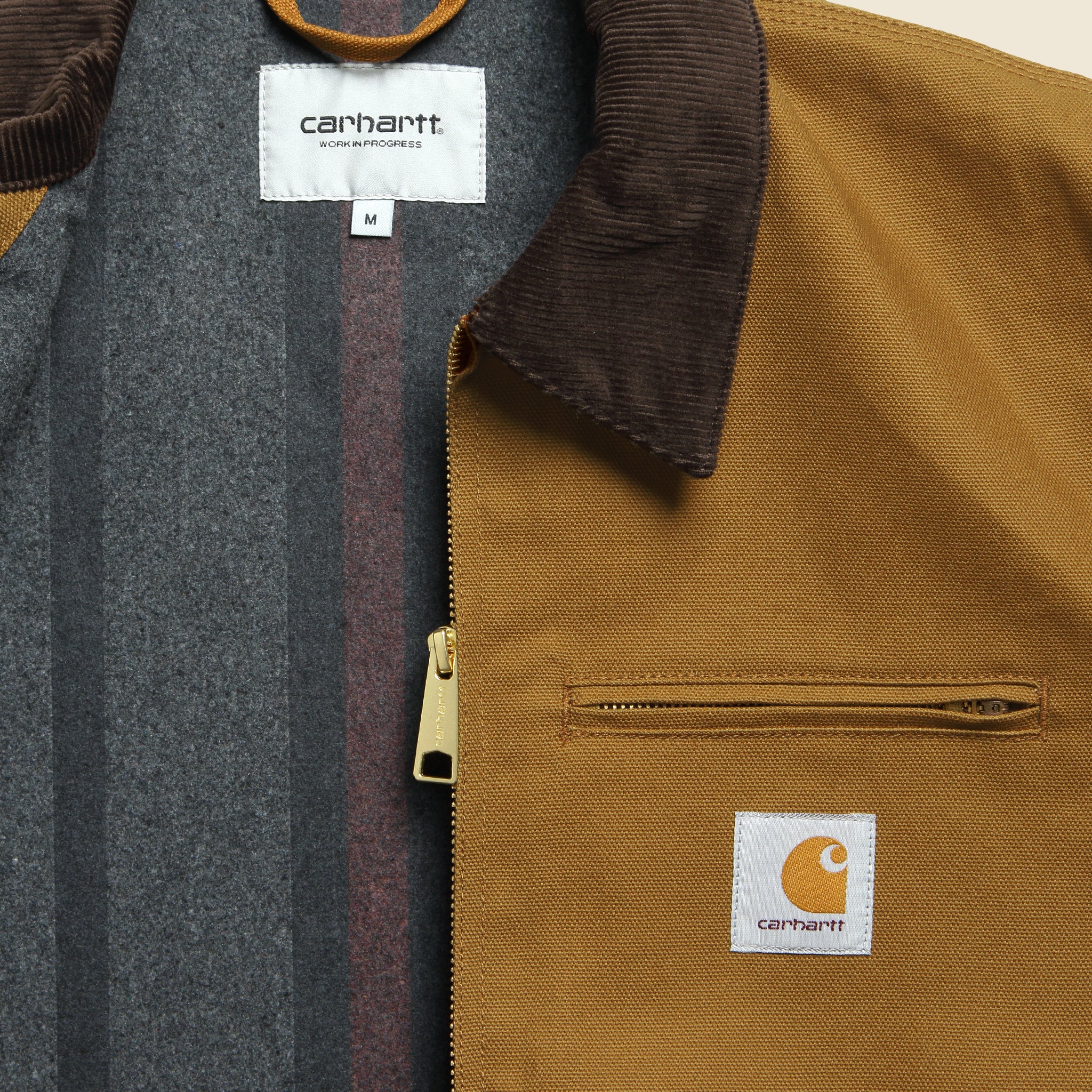 
                          Blanket Lined Detroit Jacket - Hamilton Brown - Carhartt WIP - STAG Provisions - Outerwear - Coat / Jacket
                        