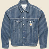 Orlean Jacket - Blue/White Orlean Stripe - Carhartt WIP - STAG Provisions - Outerwear - Coat / Jacket