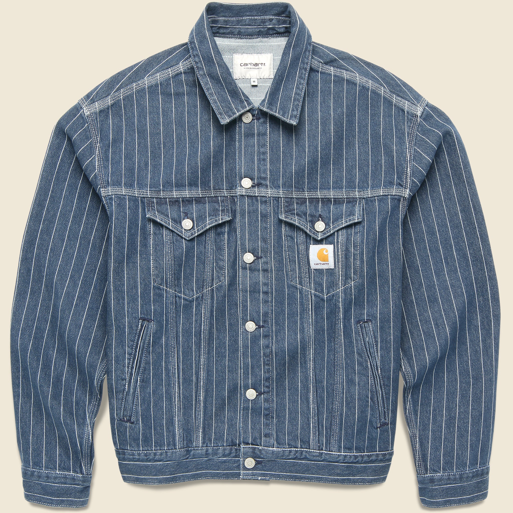 Orlean Jacket - Blue/White Orlean Stripe - Carhartt WIP - STAG Provisions - Outerwear - Coat / Jacket