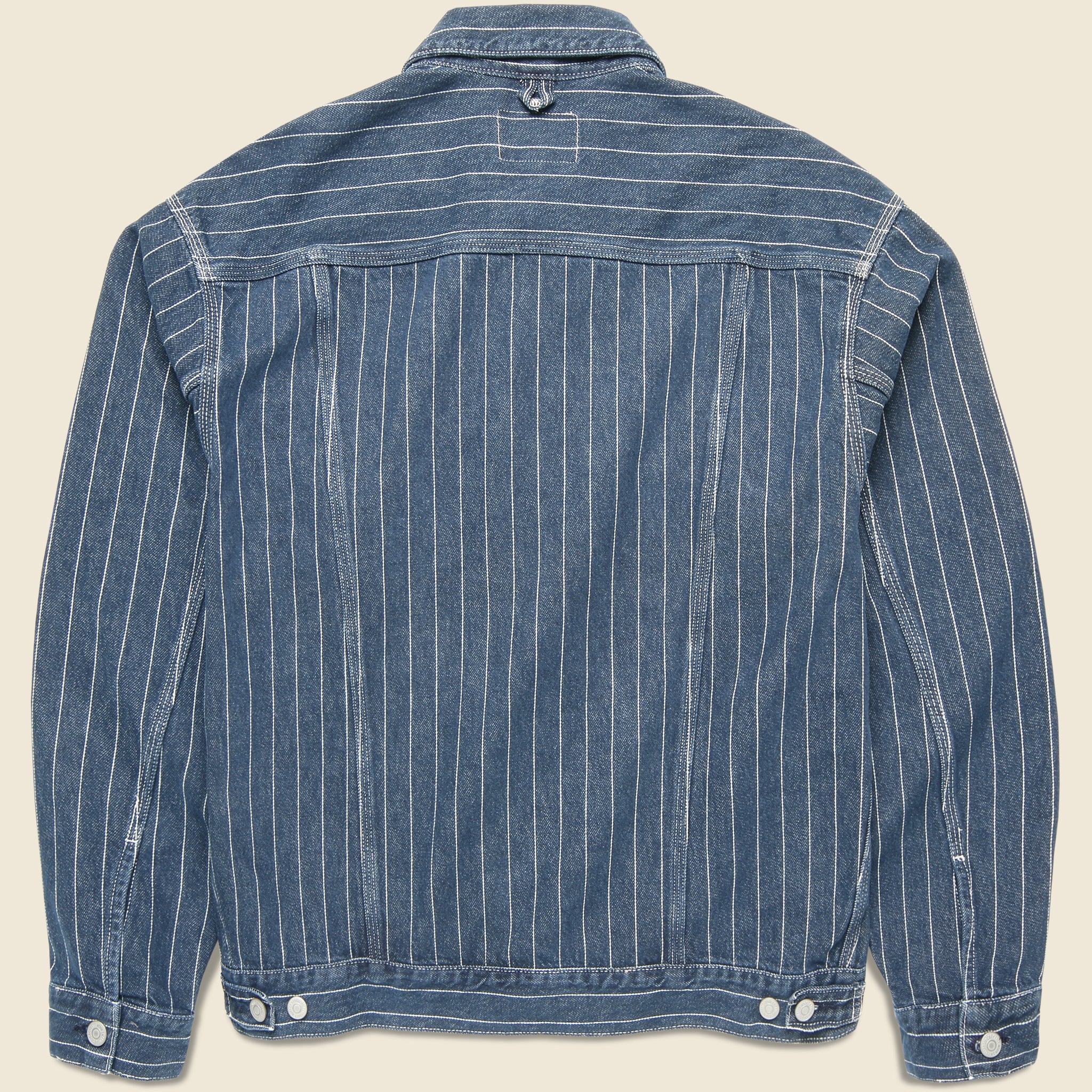 
                          Orlean Jacket - Blue/White Orlean Stripe - Carhartt WIP - STAG Provisions - Outerwear - Coat / Jacket
                        