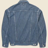 Orlean Jacket - Blue/White Orlean Stripe - Carhartt WIP - STAG Provisions - Outerwear - Coat / Jacket