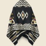 Merino Wool Blanket Poncho - Butterfly - Chamula - STAG Provisions - Outerwear - Coat / Jacket