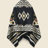 Merino Wool Blanket Poncho - Butterfly - Chamula - STAG Provisions - Outerwear - Coat / Jacket