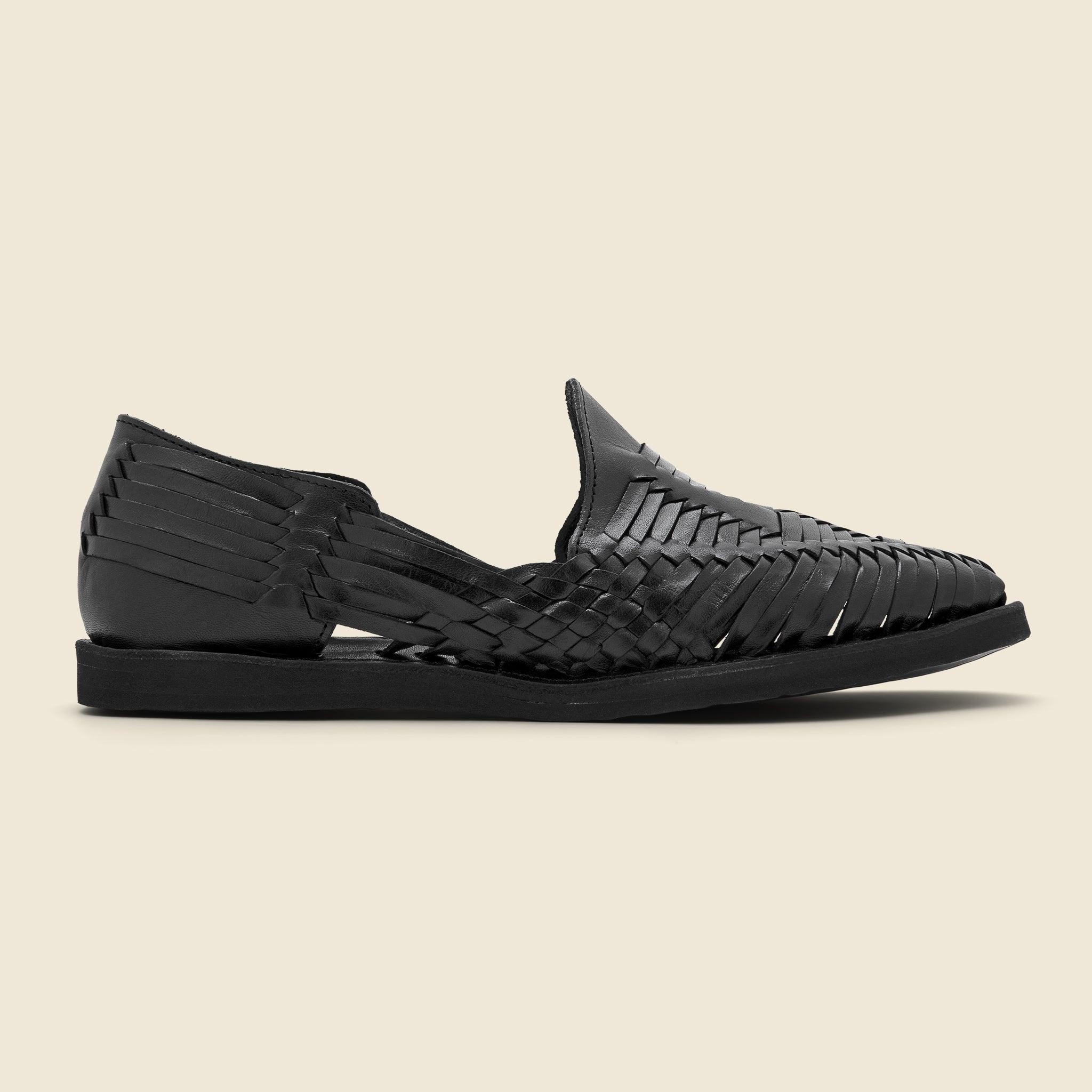 Cancun Huarache - Black - Chamula - STAG Provisions - Shoes - Sandals / Flops