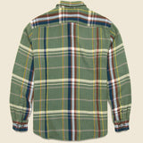 Cabin Acid Plaid Shirt - Green/Brown - Corridor - STAG Provisions - Tops - L/S Woven - Plaid