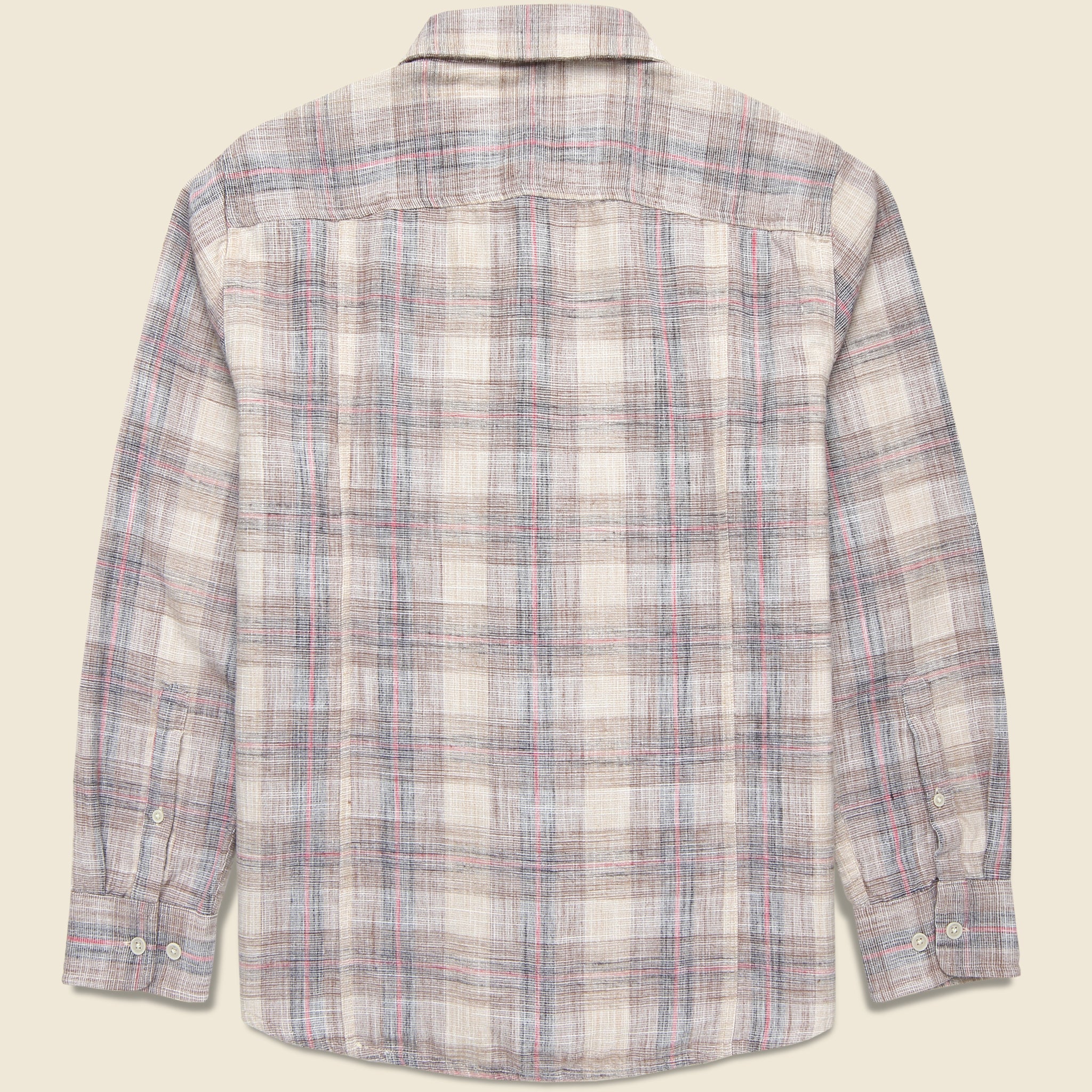
                          Rosewood Plaid Shirt - Natural - Corridor - STAG Provisions - Tops - L/S Woven - Plaid
                        